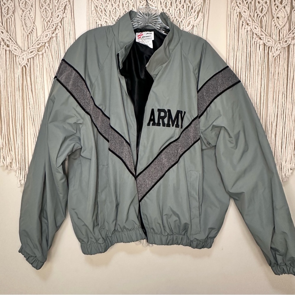 U.S. Army Gray and Black Military Jacket